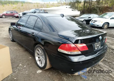 2007 BMW 750I from USA, damaged, VIN WBAHL83537DT09106